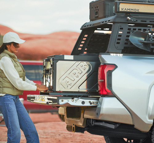 Tacoma truck fridge, Toyota portable fridge, 12v vehicle cooler, Tacoma overland refrigerator