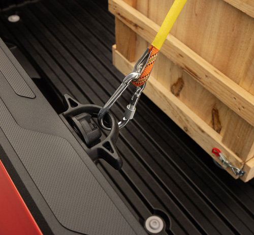 Tundra tie-down cleats, Toyota cargo hooks, truck bed cleat system, Tundra gear tie-down
