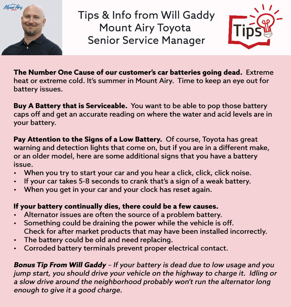 Insider Tips on Low Batter Issues from a Master Mechanic