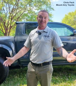 Chris Pack - Award Winning Sales Rep - Mount Airy North Carolina