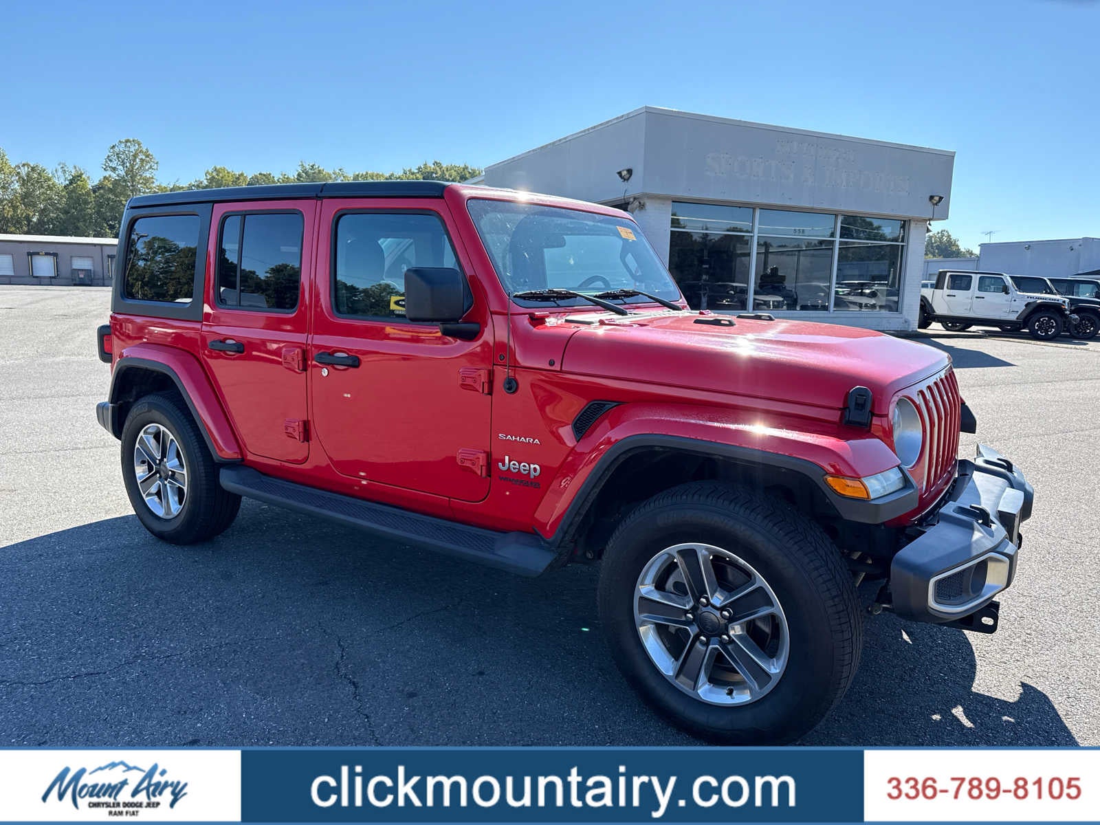 2021 Jeep Wrangler Unlimited Sahara 4x4