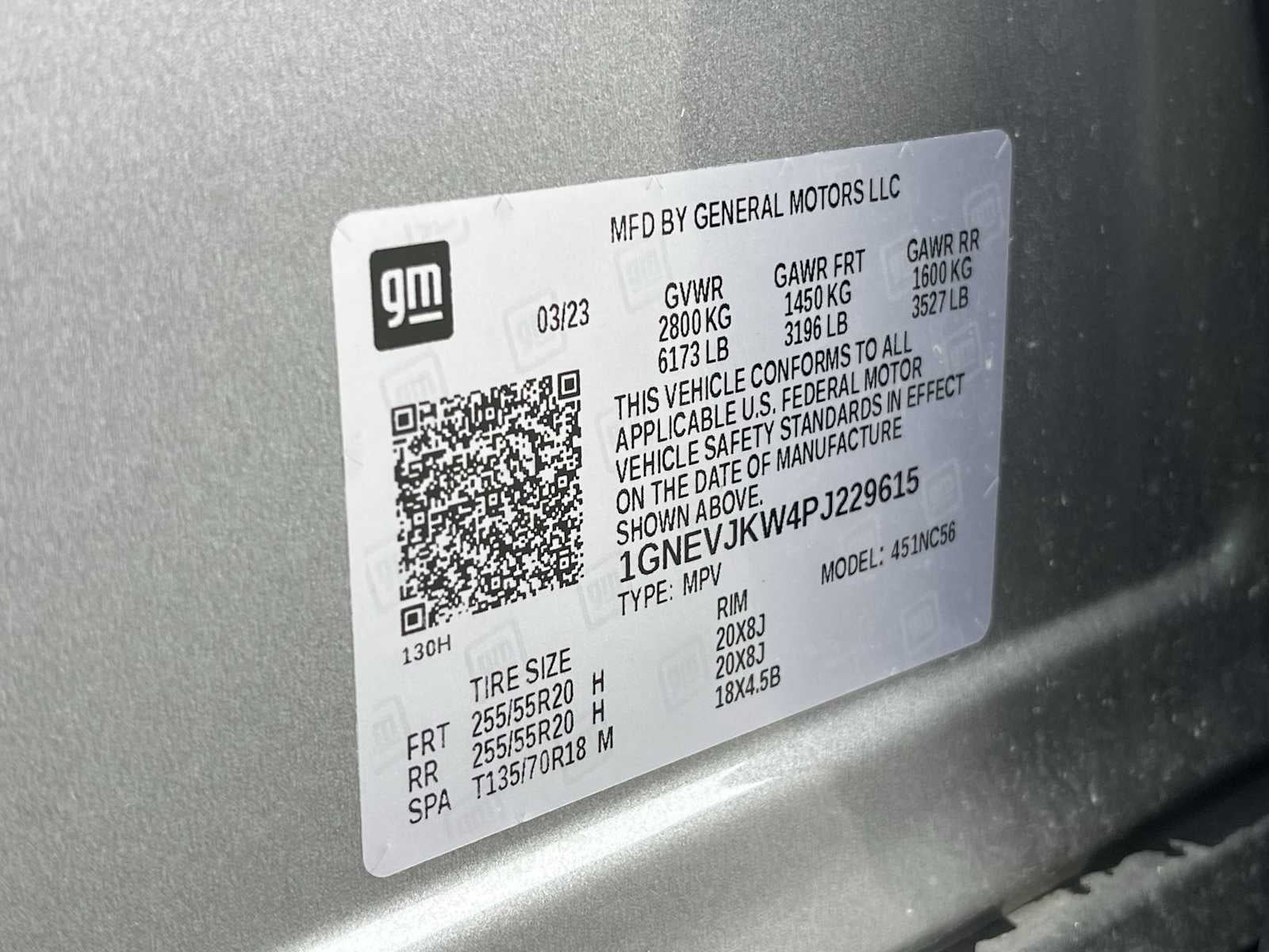 2023 Chevrolet Traverse RS