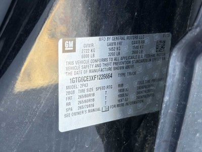 2015 GMC Canyon 4WD SLT