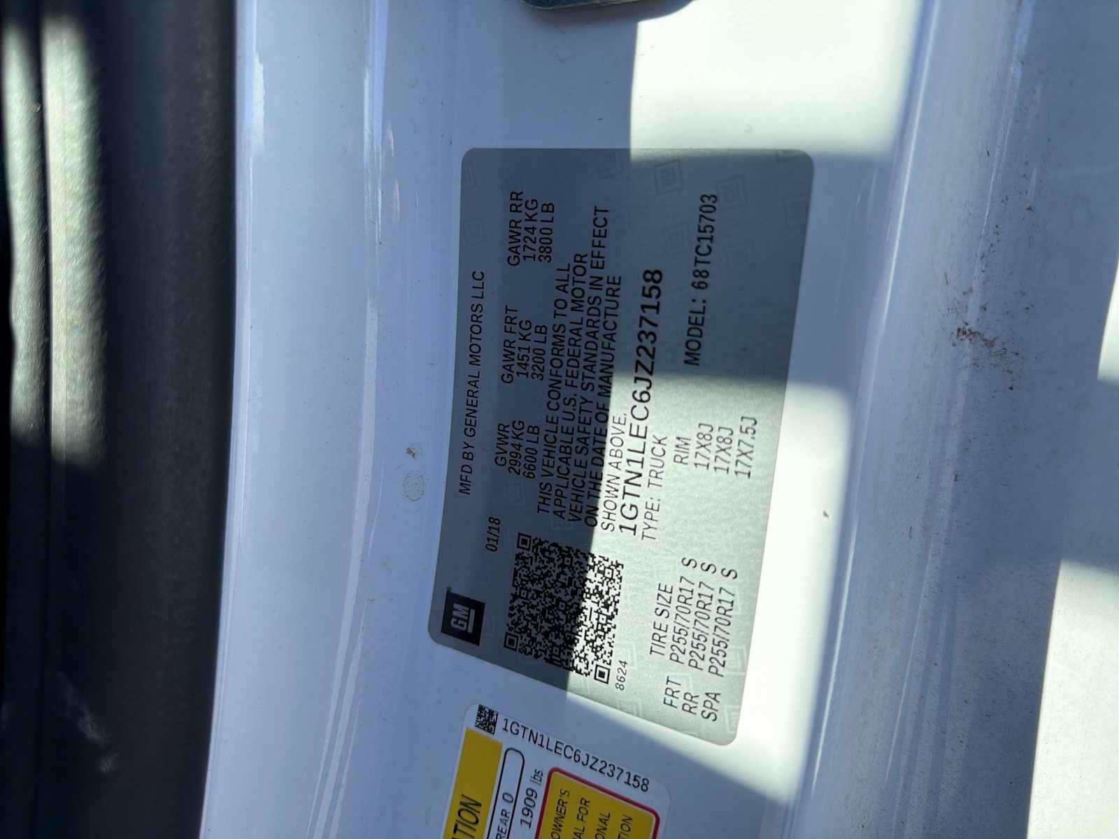 2018 GMC Sierra 1500 2WD Reg Cab 119.0"