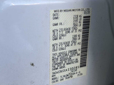 2020 Nissan Murano SV