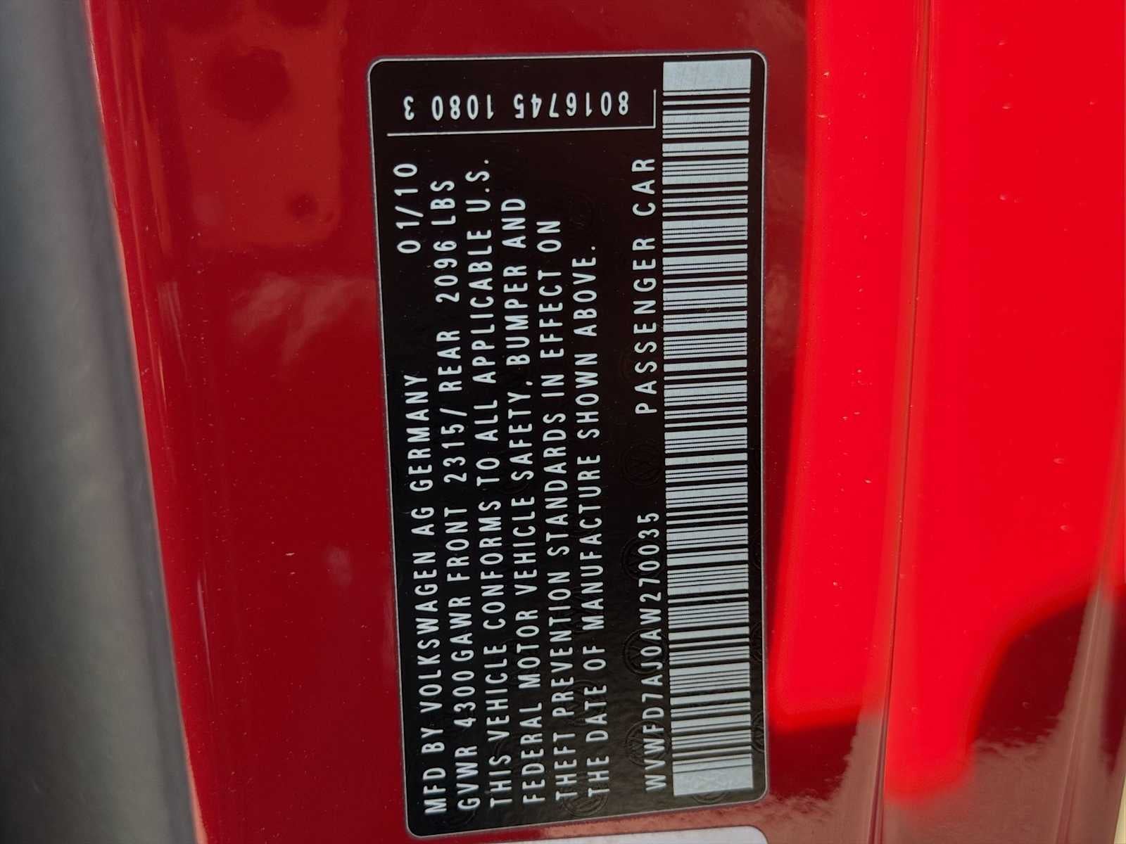 2010 Volkswagen GTI 2dr HB DSG PZEV